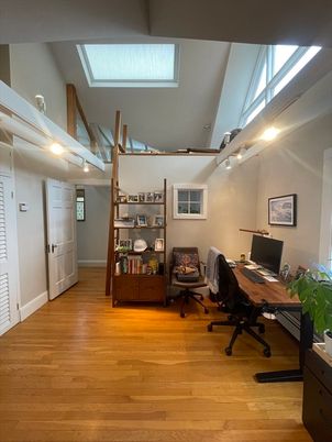 Home Office, Interior, Wood Texture Flooring