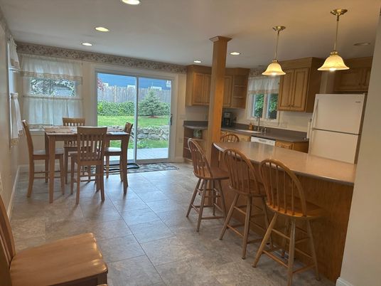 Dining room, Interior, Kitchen, Pendant Lights, Recessed Lighting
