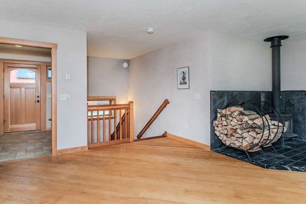 Fireplace, Interior, Wood Texture Flooring