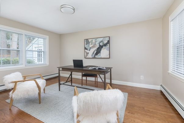 Home Office, Interior, Wood Texture Flooring