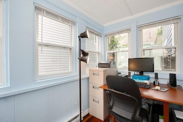 Home Office, Interior, Wood Texture Flooring