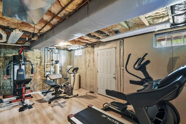 Fitness Equipment, Interior, Wood Texture Flooring