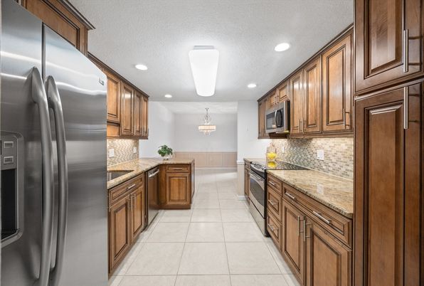 Interior, Kitchen, Recessed Lighting, Stainless Steel Appliances