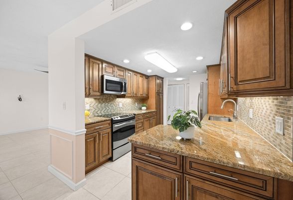 Interior, Kitchen, Recessed Lighting, Stainless Steel Appliances