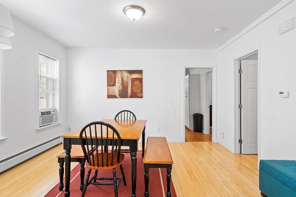 Dining room, Interior, Wood Texture Flooring