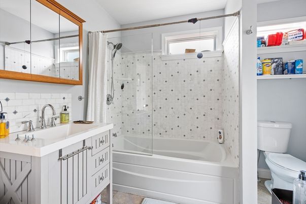 Bathroom, Glass Shower, Interior