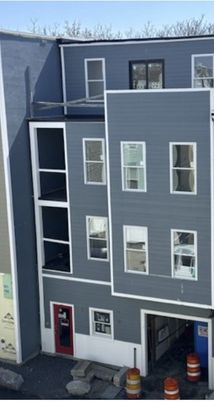 Exterior, Facade, Rowhouse