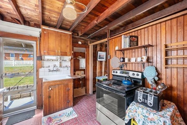 Interior, Kitchen, Wooden Beams, Wooden Ceilings, Wooden Walls