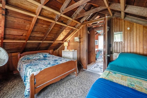 Bedroom, Interior, Wooden Beams, Wooden Ceilings, Wooden Walls