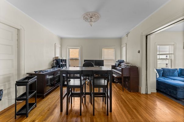 Dining room, Interior, Wood Texture Flooring