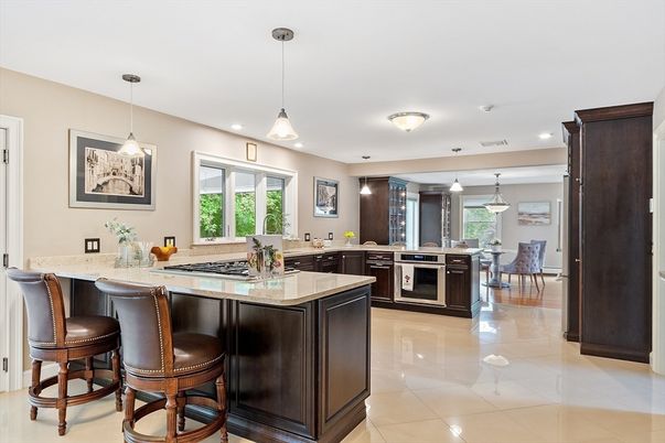 Dining room, Interior, Kitchen, Pendant Lights, Recessed Lighting