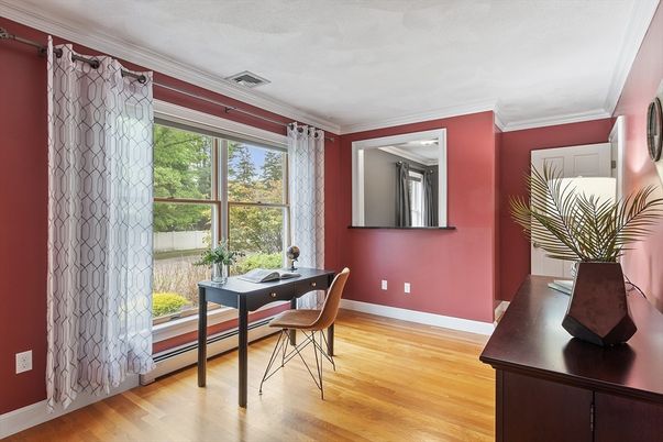 Home Office, Interior, Wood Texture Flooring