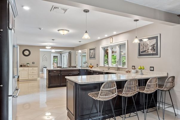 Interior, Kitchen, Pendant Lights, Recessed Lighting