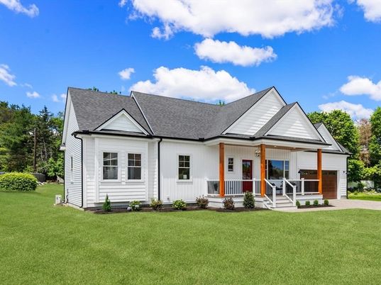 Attached, Backyard, Exterior, Facade, Farmhouse