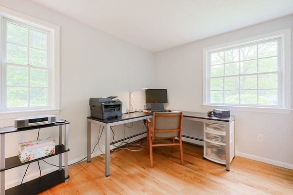 Home Office, Interior, Wood Texture Flooring