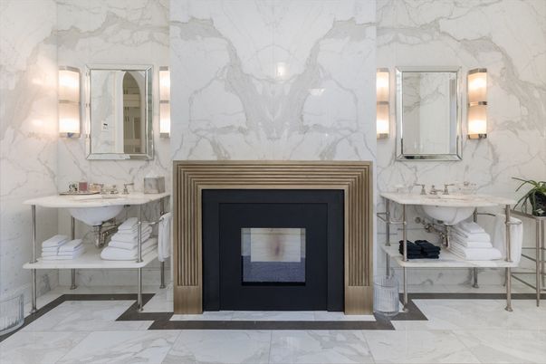 Bathroom, Interior, Marble, Marble Walls