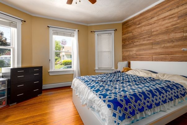 Bedroom, Interior, Wood Texture Flooring