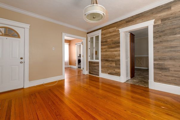 Empty room, Interior, Wood Texture Flooring, Wooden Walls
