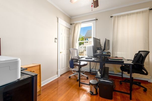 Home Office, Interior, Wood Texture Flooring
