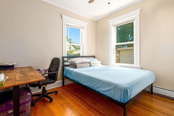 Bedroom, Home Office, Interior, Wood Texture Flooring