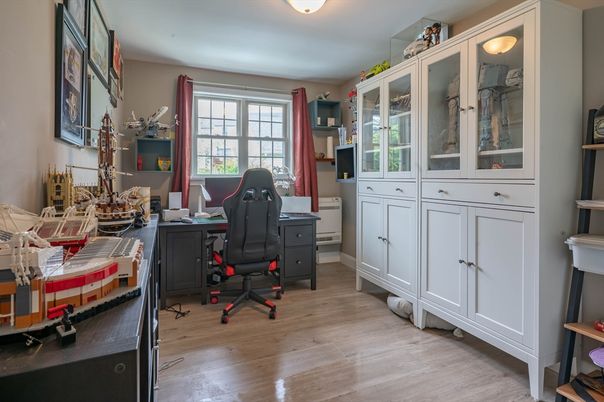 Home Office, Interior, Wood Texture Flooring