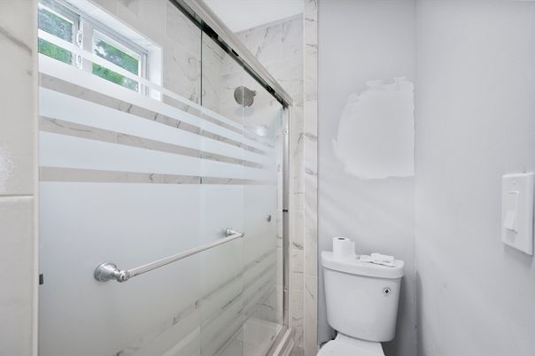 Bathroom, Glass Shower, Interior