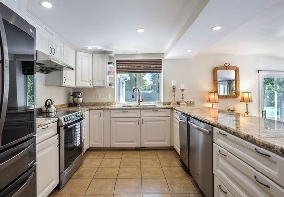Interior, Kitchen, Recessed Lighting, Stainless Steel Appliances