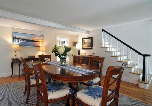 Dining room, Interior, Wood Texture Flooring