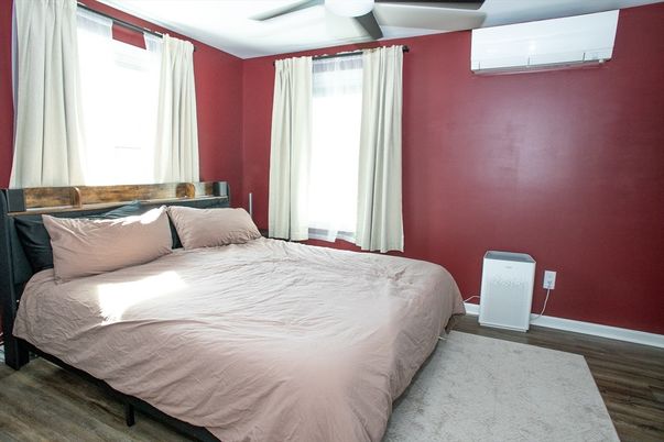 Bedroom, Interior, Wood Texture Flooring