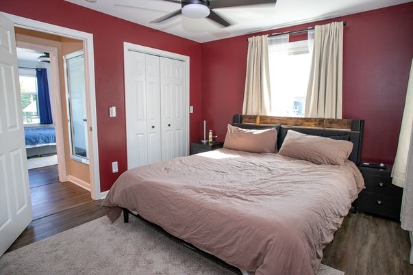 Bedroom, Interior, Wood Texture Flooring
