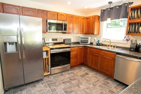 Interior, Kitchen, Recessed Lighting, Stainless Steel Appliances