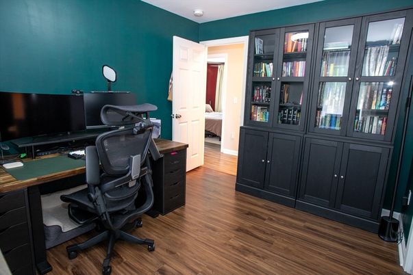 Home Office, Interior, Wood Texture Flooring