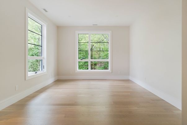 Empty room, Interior, Wood Texture Flooring