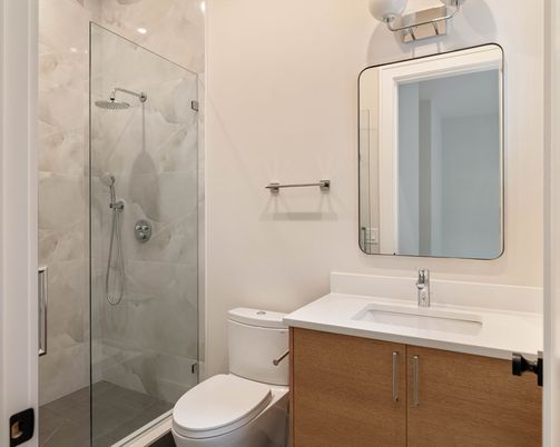 Bathroom, Glass Shower, Interior