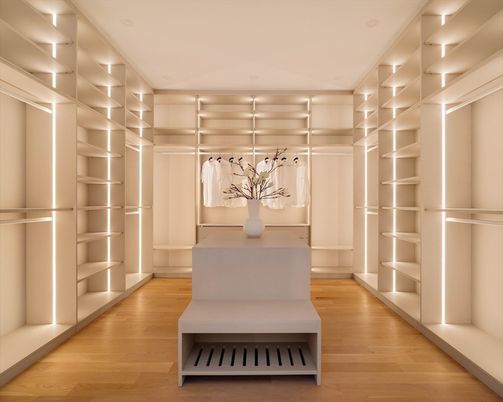 Interior, Recessed Lighting, Walk-in Closets, Wood Texture Flooring