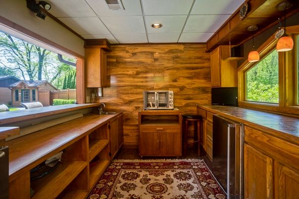 Interior, Recessed Lighting, Wooden Walls