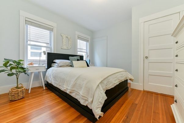 Bedroom, Interior, Wood Texture Flooring