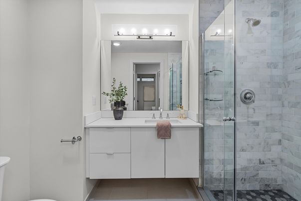 Bathroom, Glass Shower, Interior