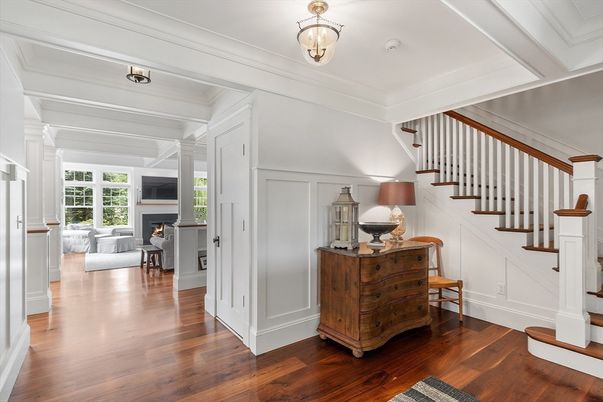 Fireplace, Interior, Wood Texture Flooring