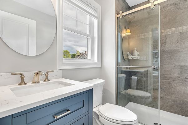 Bathroom, Glass Shower, Interior