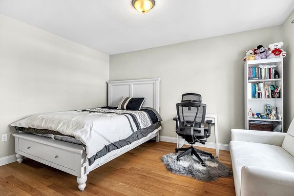 Bedroom, Home Office, Interior, Wood Texture Flooring