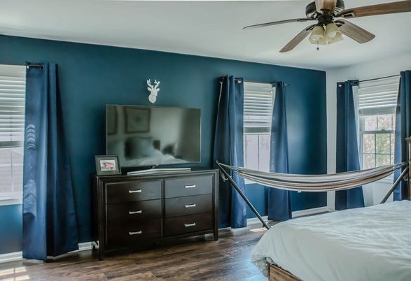 Bedroom, Interior, Wood Texture Flooring