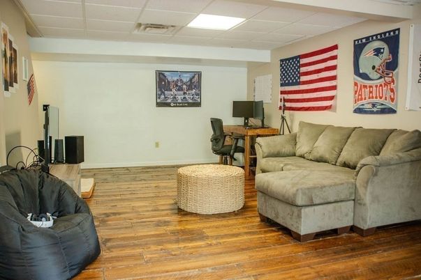 Home Office, Interior, Wood Texture Flooring