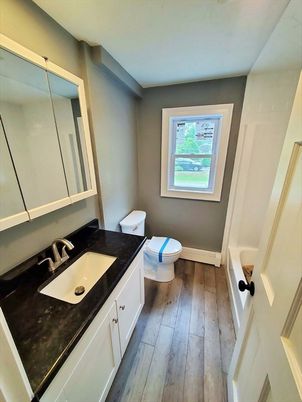 Bathroom, Interior, Wood Texture Flooring