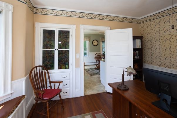 Home Office, Interior, Wood Texture Flooring