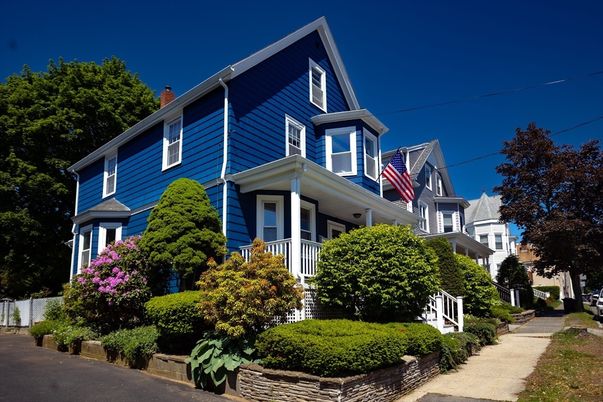 Exterior, Facade, Queen Anne Victorian