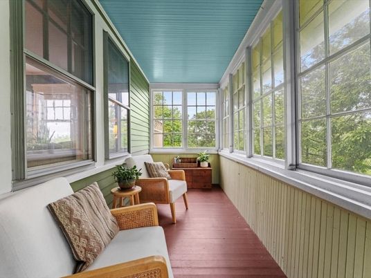Interior, Sun Room, Wood Texture Flooring
