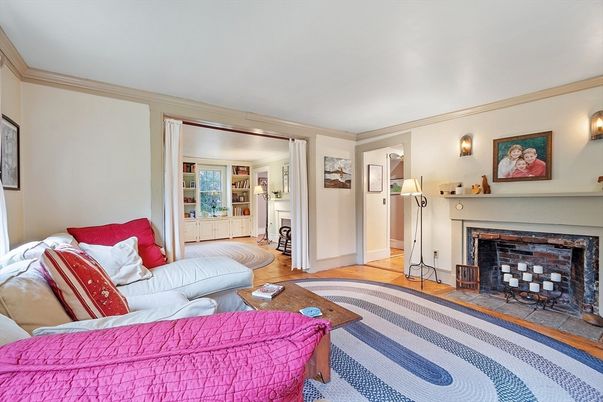 Fireplace, Interior, Living room, Wood Texture Flooring