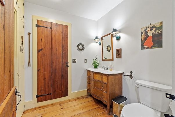 Bathroom, Interior, Wood Texture Flooring