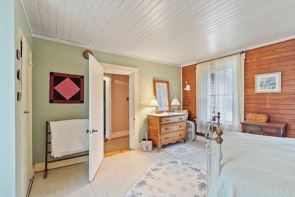 Bedroom, Interior, Wood Texture Flooring, Wooden Walls